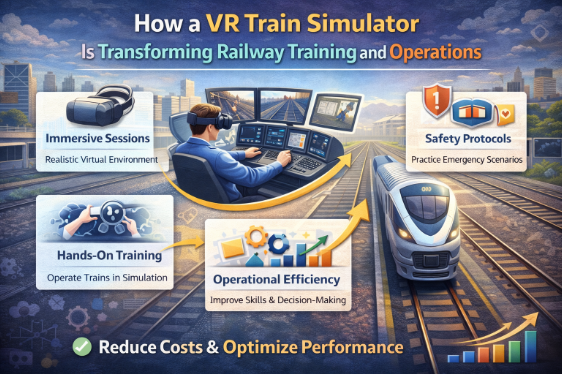 How a VR Train Simulator Is Transforming Railway Training and Operations